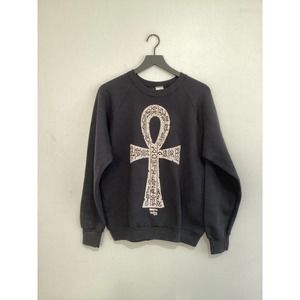 RARE Vintage Fashion Victim hieroglyphics large 90s streetwear art